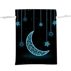 Moon Star Neon Wallpaper  Lightweight Drawstring Pouch (xl) by Dutashop