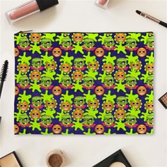 Smiley Background Smiley Grunge Cosmetic Bag (xl) by Dutashop