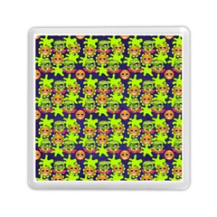 Smiley Background Smiley Grunge Memory Card Reader (square)