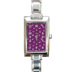 Geometric figures Rectangle Italian Charm Watch Front