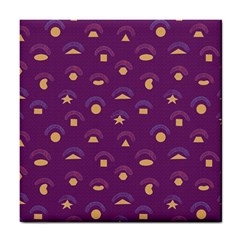 Geometric Figures Tile Coaster by SychEva