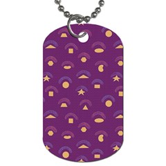 Geometric Figures Dog Tag (one Side) by SychEva