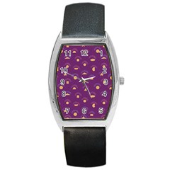 Geometric Figures Barrel Style Metal Watch by SychEva