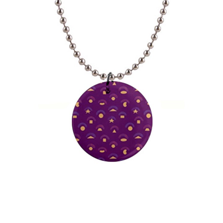 Geometric figures 1  Button Necklace