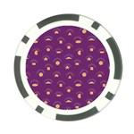 Geometric figures Poker Chip Card Guard Back