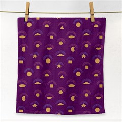 Geometric Figures Face Towel by SychEva