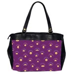 Geometric figures Oversize Office Handbag (2 Sides) Back