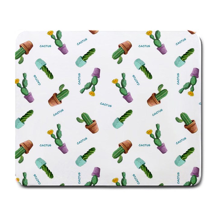 cacti in pots Large Mousepads