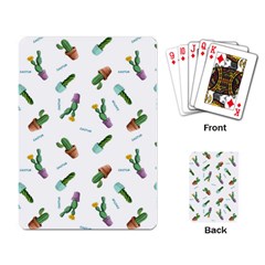 Cacti In Pots Playing Cards Single Design (rectangle) by SychEva