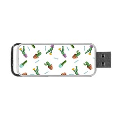 Cacti In Pots Portable Usb Flash (two Sides) by SychEva