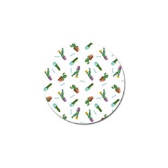 Cacti In Pots Golf Ball Marker by SychEva