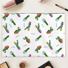 Cacti In Pots Cosmetic Bag (xxl) by SychEva