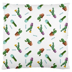 Cacti In Pots Standard Flano Cushion Case (two Sides) by SychEva