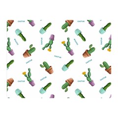 Cacti In Pots Double Sided Flano Blanket (mini)  by SychEva