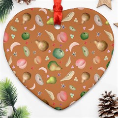 Watercolor Fruit Ornament (heart) by SychEva