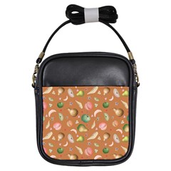 Watercolor Fruit Girls Sling Bag by SychEva