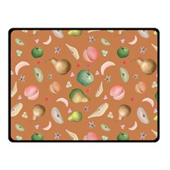 Watercolor Fruit Fleece Blanket (small) by SychEva