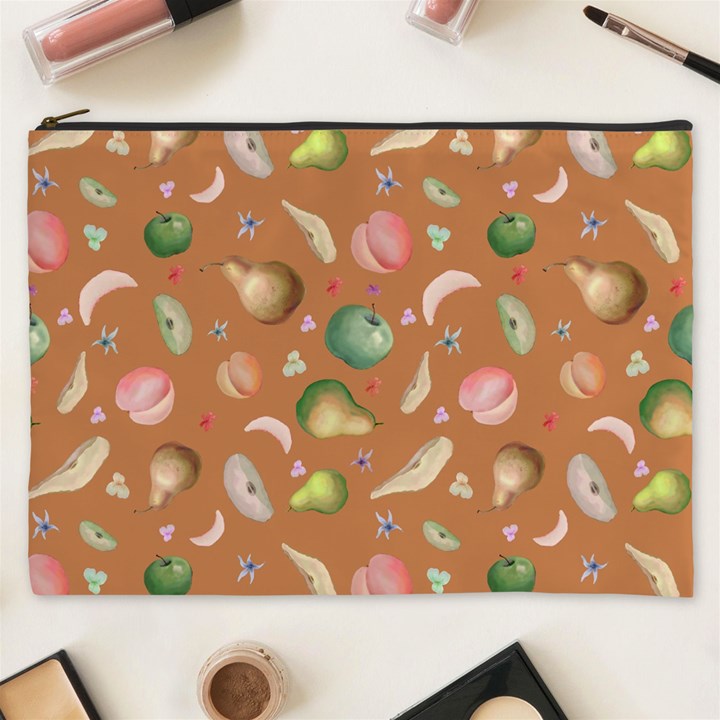 Watercolor fruit Cosmetic Bag (XXXL)