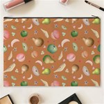 Watercolor fruit Cosmetic Bag (XXXL) Back