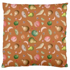 Watercolor Fruit Standard Flano Cushion Case (one Side) by SychEva