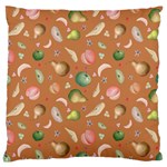 Watercolor fruit Standard Flano Cushion Case (One Side) Front