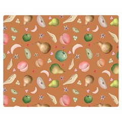 Watercolor Fruit Double Sided Flano Blanket (medium)  by SychEva