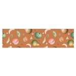 Watercolor fruit Satin Scarf (Oblong) Front