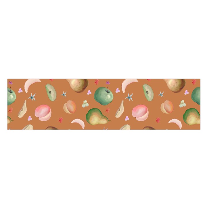 Watercolor fruit Satin Scarf (Oblong)