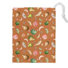 Watercolor Fruit Drawstring Pouch (5xl) by SychEva