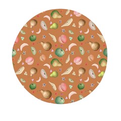 Watercolor Fruit Mini Round Pill Box (pack Of 5)