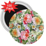 Garden flowers 3  Magnets (100 pack) Front