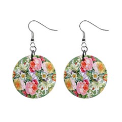 Garden Flowers Mini Button Earrings by goljakoff