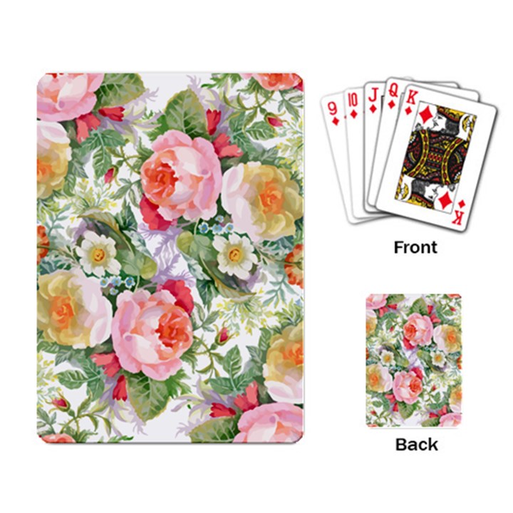 Garden flowers Playing Cards Single Design (Rectangle)