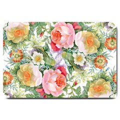 Garden Flowers Large Doormat  by goljakoff