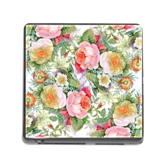 Garden Flowers Memory Card Reader (square 5 Slot) by goljakoff