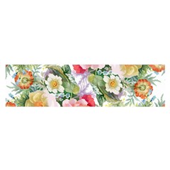 Garden Flowers Satin Scarf (oblong) by goljakoff