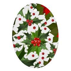 Christmas Berry Ornament (oval) by goljakoff