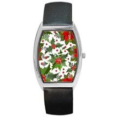 Christmas Berry Barrel Style Metal Watch by goljakoff