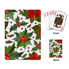 Christmas Berry Playing Cards Single Design (rectangle) by goljakoff