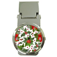 Christmas Berry Money Clip Watches