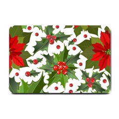 Christmas Berry Small Doormat  by goljakoff