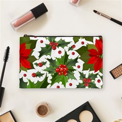 Christmas Berry Cosmetic Bag (medium) by goljakoff