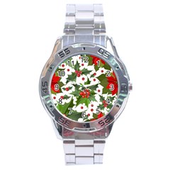 Christmas Berry Stainless Steel Analogue Watch by goljakoff