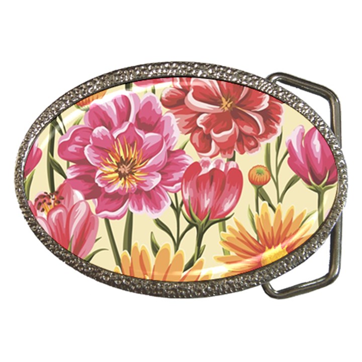 Flowers Belt Buckles