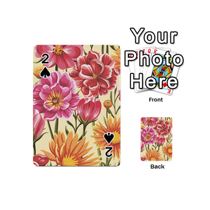 Flowers Playing Cards 54 Designs (Mini)