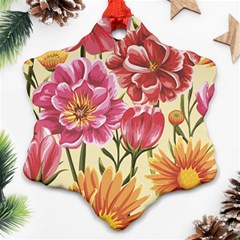 Flowers Ornament (snowflake) by goljakoff