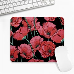 Poppy Flowers Large Mousepads by goljakoff