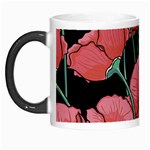 Poppy flowers Morph Mugs Left