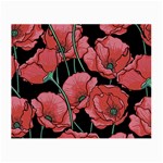 Poppy flowers Small Glasses Cloth (2 Sides) Front