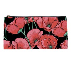 Poppy Flowers Pencil Case by goljakoff